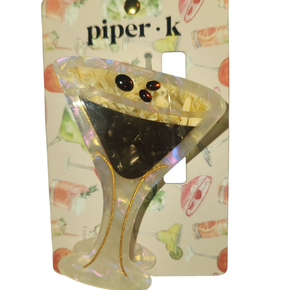 Piper K Espresso Martini Iridescent Hair Clip